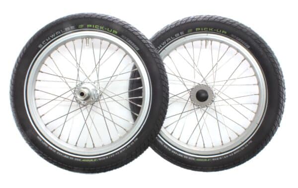 Laufradsatz 16“ incl. Bereifung, Schwalbe PICK-UP  für aidoo Schwinge Federweg 45mm