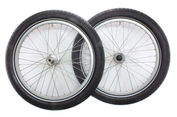 Laufradsatz 20“ incl. Bereifung, Schwalbe SUPER MOTO X  für aidoo Schwinge Federweg 65mm